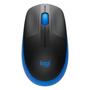 MOUSE LOGITECH M190 WIRELESS USB FULL SIZE CURVE DESING AZUL