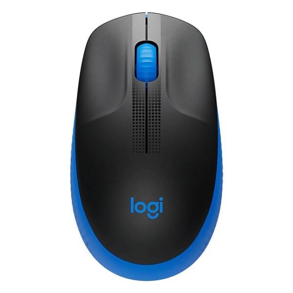 MOUSE LOGITECH M190 WIRELESS USB FULL SIZE CURVE DESING AZUL