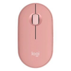 MOUSE LOGITECH M350S PEBBLE 2 ROSADO SILENCIOSO MINIMALISTA BLUETOOH MULTIDISPOSITIVO 4000DPI