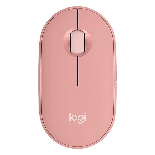 MOUSE LOGITECH M350S PEBBLE 2 ROSADO SILENCIOSO MINIMALISTA BLUETOOH MULTIDISPOSITIVO 4000DPI