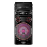 Torre de sonido LG XBOOM RNC7 Karaoke Star Poten. Bajos DS DJ App DJ Pad SBB Mult BT Negro