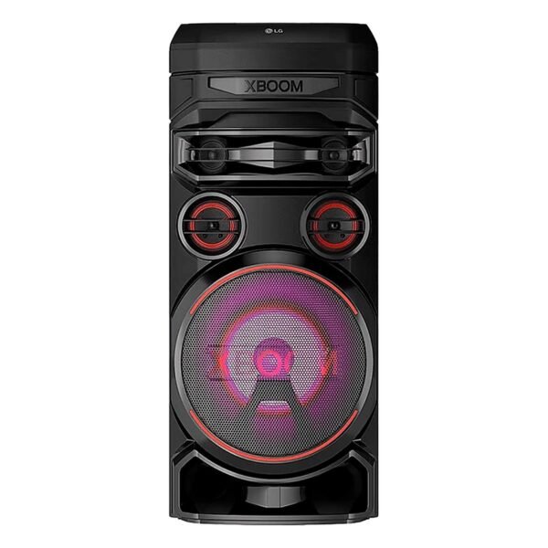 Torre de sonido LG XBOOM RNC7 Karaoke Star Poten. Bajos DS DJ App DJ Pad SBB Mult BT Negro