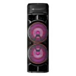 Torre de sonido LG XBOOM RNC9 Doble Woofer Pot. Bajos Karaoke Star DJ App y DJ Pad Mult BT Negro