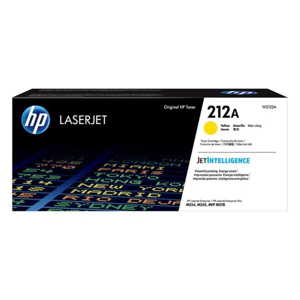 CONSUMIBLE/HPINC TONER HP 212A YELLOW 5500 PAG /M578DN W2122A
