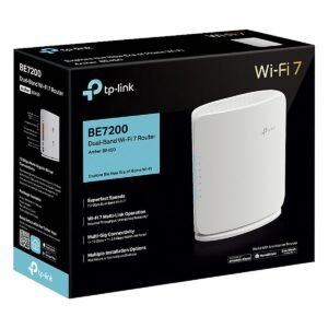 ROUTER TPLINK/ARCHER BE450 WIFI 7 / BE7200 /5 PUERTOS ETHERNET /CONEXION DE 10G Y 2.5G /PUERTO USB