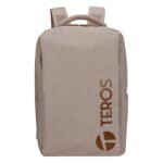 MOCHILA TEROS/TE-9046BG NOTEBOOK HASTA 15.6 /POLIESTER BEIGE /INTERIOR BEIGE.