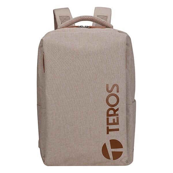 MOCHILA TEROS/TE-9046BG NOTEBOOK HASTA 15.6 /POLIESTER BEIGE /INTERIOR BEIGE.
