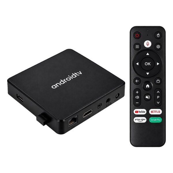 TV Box 4K Android 15 8GB 128GB HDMI USB Voice Remote