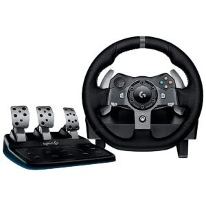 VOLANTE DRIVING LOGITECH G920 NEGRO XBOX ONE-PC SIMULACION INMERSIVA-PEDALES AJUSTABLES