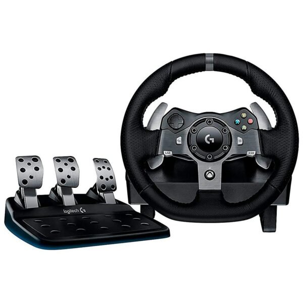 VOLANTE DRIVING LOGITECH G920 NEGRO XBOX ONE-PC SIMULACION INMERSIVA-PEDALES AJUSTABLES